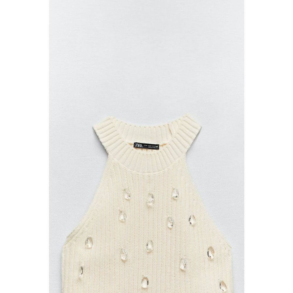 CHENILLE CRYSTAL TOP ZARA - Picture 10 of 11